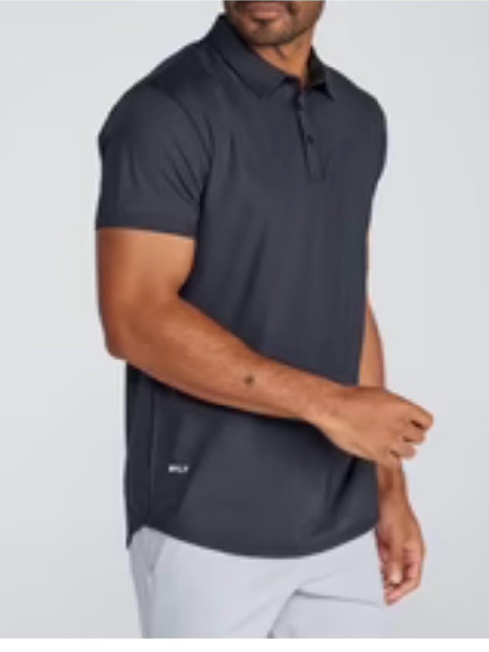 BYLT Basics Navy Short-Sleeve Polo size L